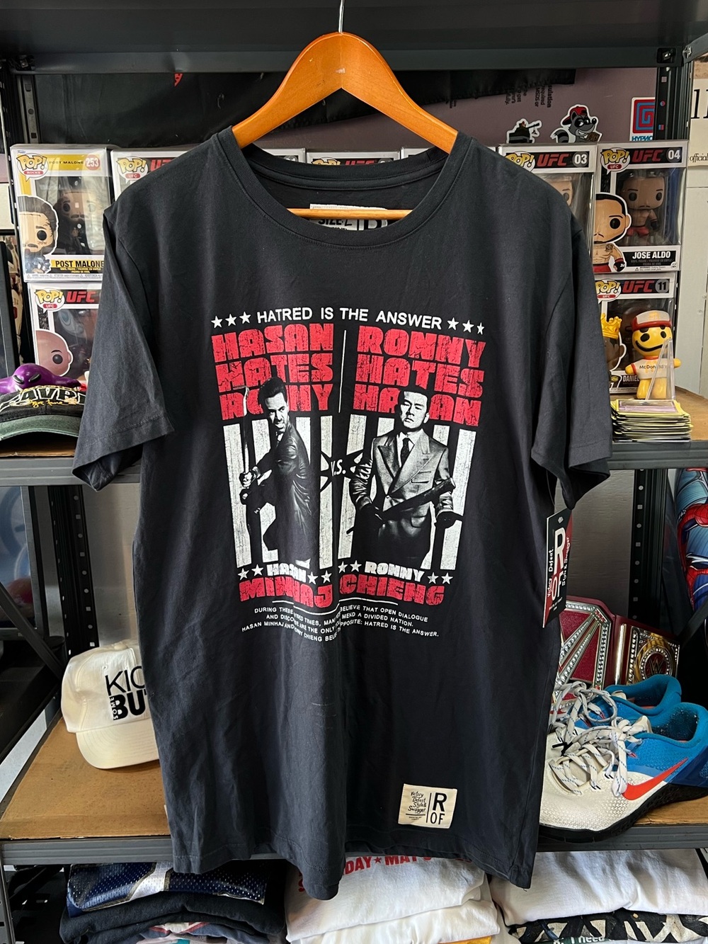 Hasan Minnaj & Ronny Chieng Roots Of Fight Tour Tee